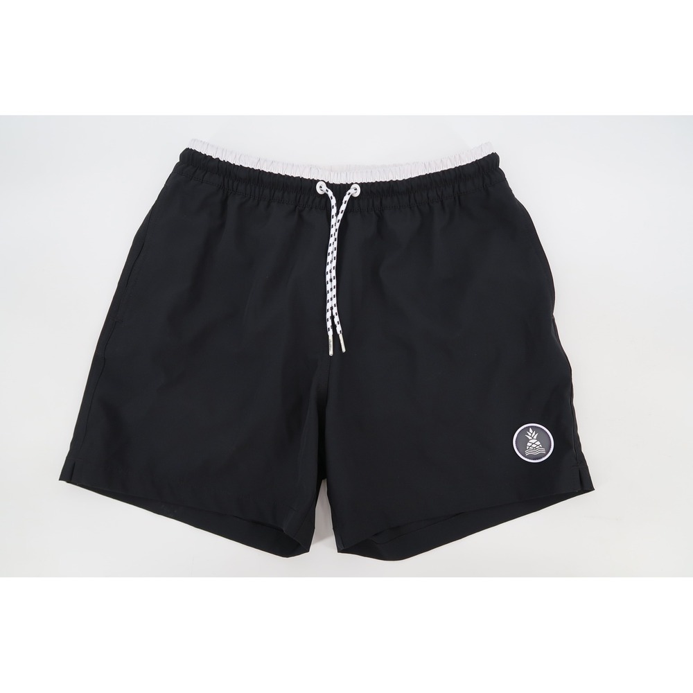 Chubbies The Capes Swim Trunks Mens Small Black Mesh Liner 5.5" Inseam Stretch